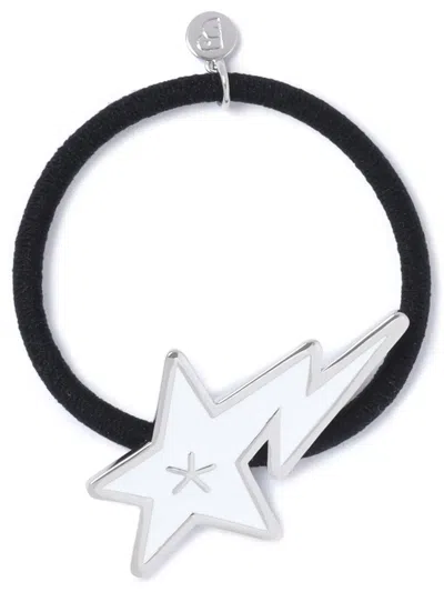 Bapy By *a Bathing Ape® Logo-appliqué Hair Tie In Black
