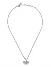 Bapy By *a Bathing Ape® Logo-charm Necklace In Silber