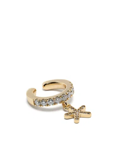 Bapy By *a Bathing Ape® Logo Earcuff In Gold
