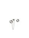 Bapy By *a Bathing Ape® Logo Earcuff Set In Silver