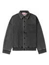 Bapy By *a Bathing Ape® Logo-embroidered Button-down Shirt In Black