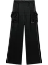 Bapy By *a Bathing Ape® Logo-embroidered Track Pants In Black