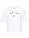 Bapy By *a Bathing Ape® Logo-patch Cotton T-shirt In White