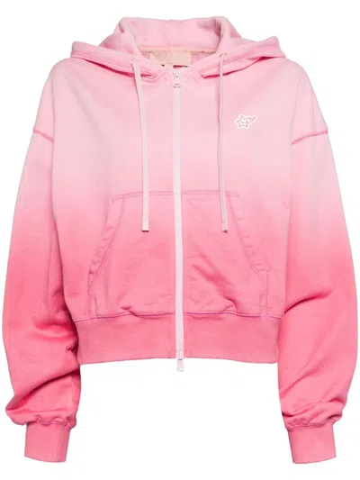 Bapy By *a Bathing Ape® Logo Patch Cotton Zip Jacket In Pink