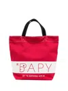 Bapy By *a Bathing Ape® Logo-print Tote Bag In Red