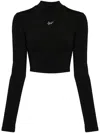Bapy By *a Bathing Ape® Logo-print Cropped Top In Black