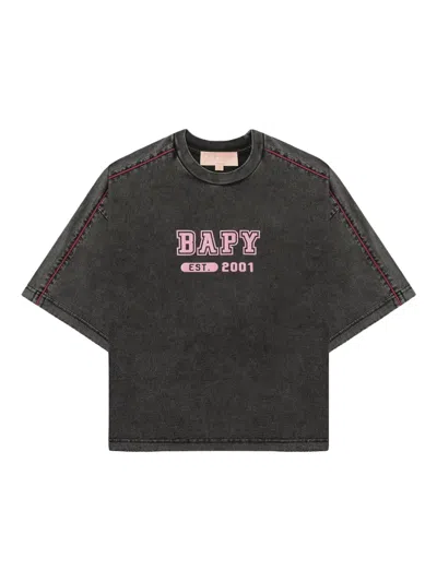 Bapy By *a Bathing Ape® Logo-print T-shirt In Black