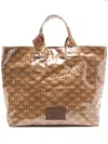 Bapy By *a Bathing Ape® Logo Tote Bag In Brown