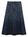 Bapy By *a Bathing Ape® Panelled A-line Skirt In Blue
