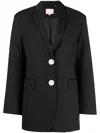 Bapy By *a Bathing Ape® Pinstripe Single-breasted Blazer In Black