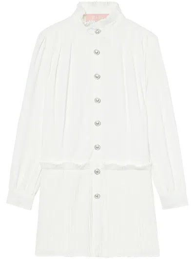 Bapy By *a Bathing Ape® Pleated Dress In White
