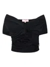Bapy By *a Bathing Ape® Ruched Blouse In Black