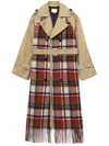 Bapy By *a Bathing Ape® Checked Scarf Skirt In 中性色