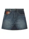 Bapy By *a Bathing Ape® Shadow-patch Mini Skirt In Animal Print