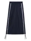 Bapy By *a Bathing Ape® Side-stripe Drawstring-hem Skirt In Blue