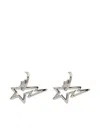 Bapy By *a Bathing Ape® Ring Mit Ikonischem Star Bolt-motiv In Silber
