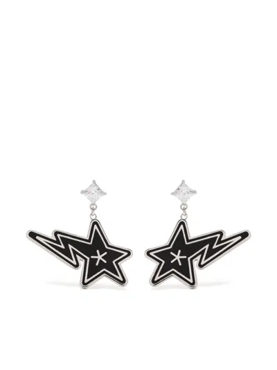 Bapy By *a Bathing Ape® Sta Earrings In Black