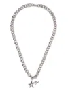 Bapy By *a Bathing Ape® Sta Link Chain Necklace In Silver