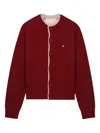 Bapy By *a Bathing Ape® Star-embroidered Cardigan In Red