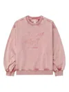 Bapy By *a Bathing Ape® Star Embroidered Sweatshirt In Pink