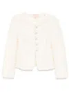 Bapy By *a Bathing Ape® Tweed Jacket In White