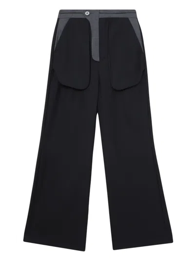 Bapy By *a Bathing Ape® Wool Trousers In Black