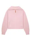 Bapy By *a Bathing Ape® Zip-collar Sweater In Pink