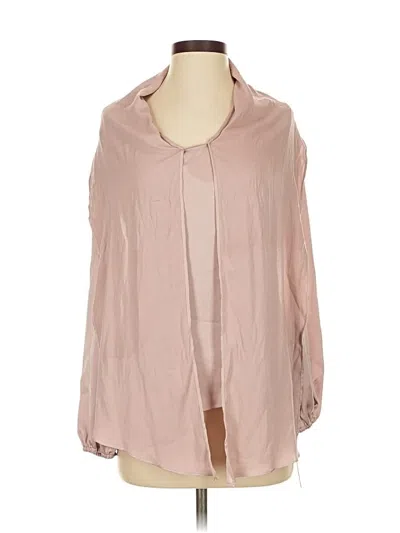 Bar Iii 3/4 Sleeve Blouse In Pink