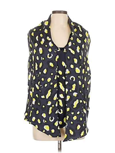 Pre-owned Bar Iii 3/4 Sleeve Blouse In Yellow