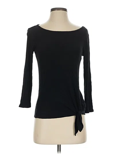 Pre-owned Bar Iii 3/4 Sleeve T-shirt In Black
