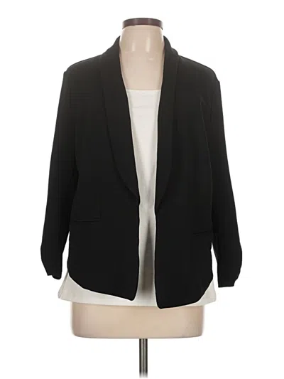 Pre-owned Bar Iii Blazer Jacket In Black