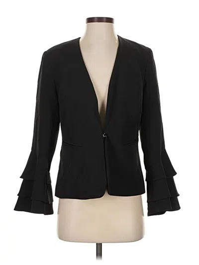 Pre-owned Bar Iii Blazer Jacket In Black