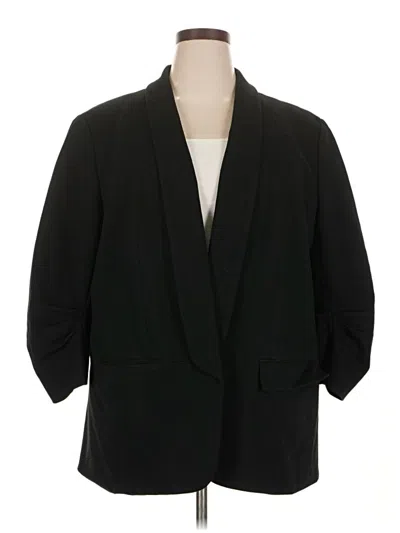 Pre-owned Bar Iii Blazer Jacket In Black