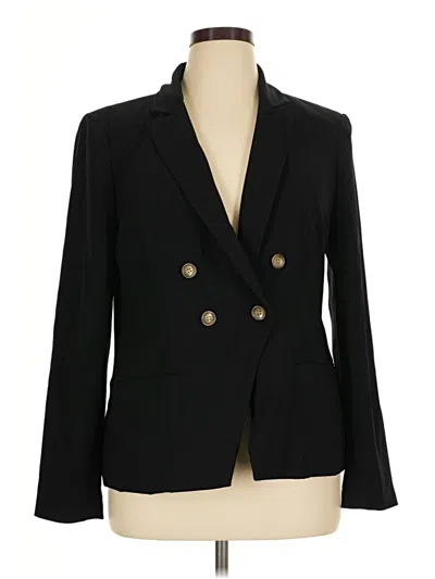 Pre-owned Bar Iii Blazer Jacket In Black
