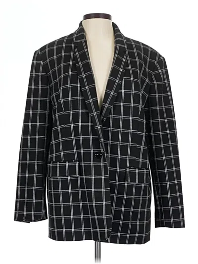 Pre-owned Bar Iii Blazer Jacket In Black