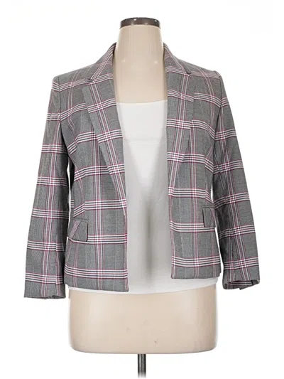 Pre-owned Bar Iii Blazer Jacket In Gray