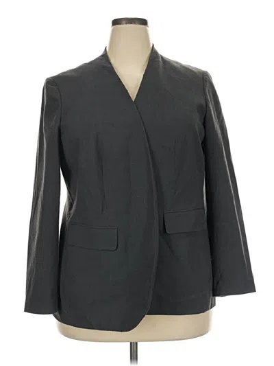 Pre-owned Bar Iii Blazer Jacket In Gray