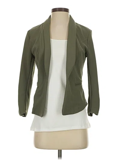 Pre-owned Bar Iii Blazer Jacket In Green