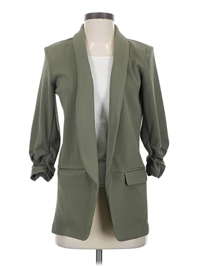 Pre-owned Bar Iii Blazer Jacket In Green