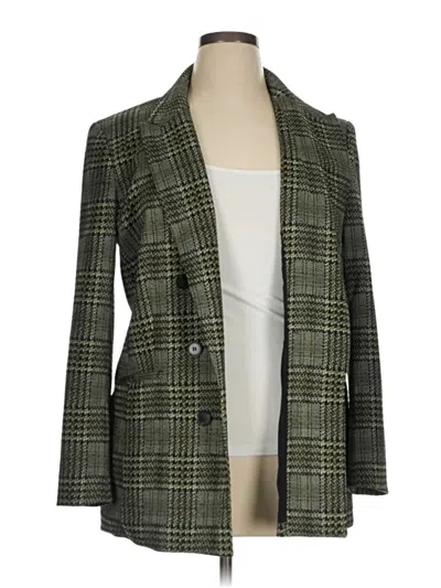 Pre-owned Bar Iii Blazer Jacket In Green