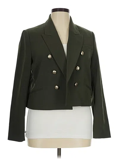 Pre-owned Bar Iii Blazer Jacket In Green