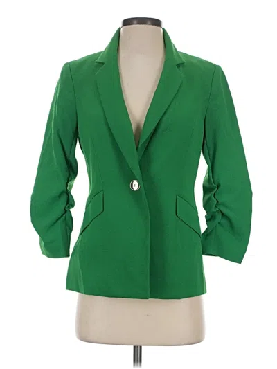 Pre-owned Bar Iii Blazer Jacket In Green