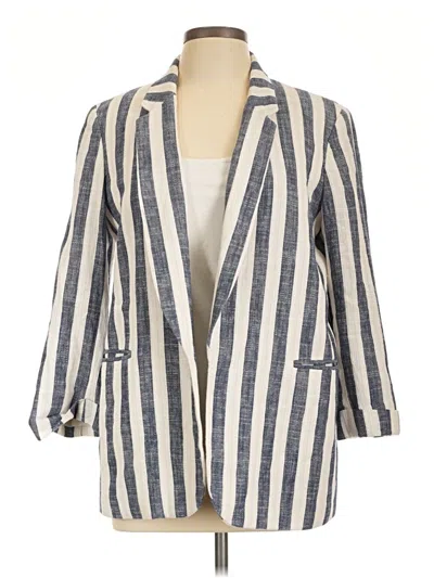 Pre-owned Bar Iii Blazer Jacket In Ivory