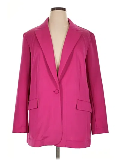 Pre-owned Bar Iii Blazer Jacket In Pink