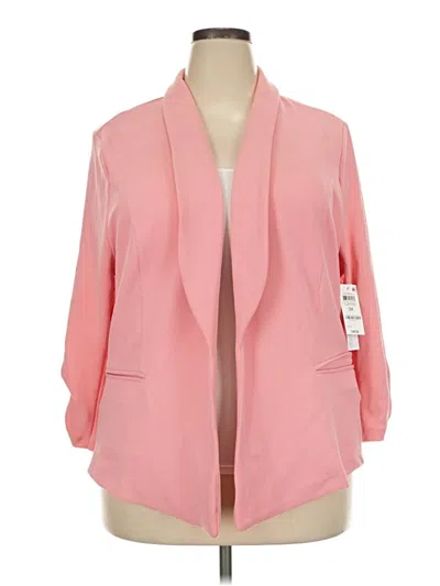Pre-owned Bar Iii Blazer Jacket In Pink