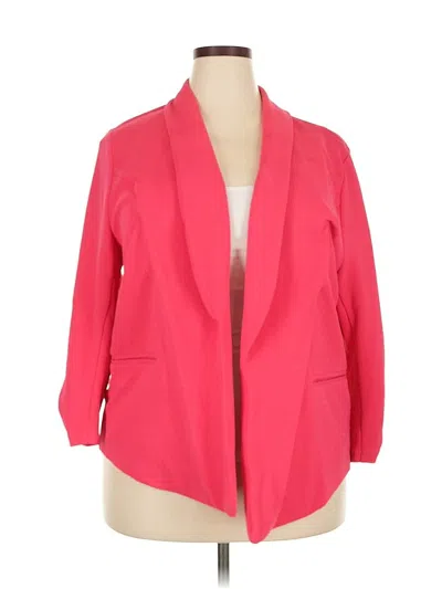 Pre-owned Bar Iii Blazer Jacket In Red