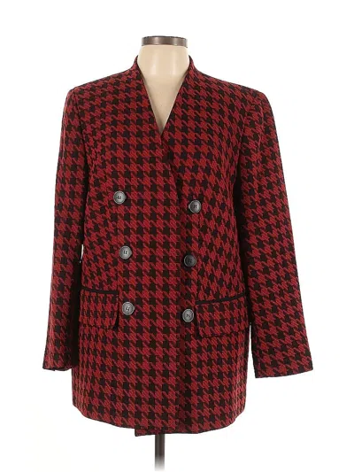 Pre-owned Bar Iii Blazer Jacket In Red