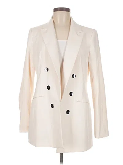 Pre-owned Bar Iii Blazer Jacket In White