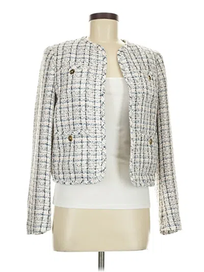 Pre-owned Bar Iii Blazer Jacket In White