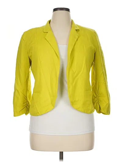 Pre-owned Bar Iii Blazer Jacket In Yellow
